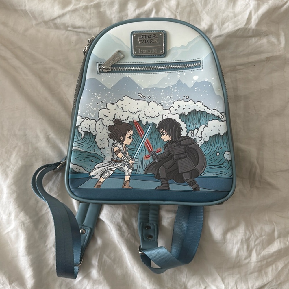 Star Wars Rey and Kylo Ren Loungefly Mini Backpack